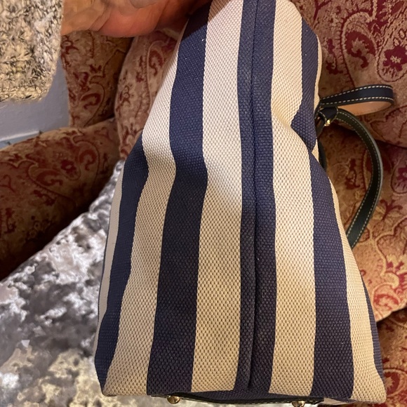 Dooney Bourke Stripped Canvas Tote - Picture 4 of 10